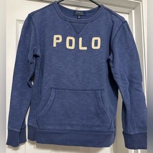 Bundle of Boys Youth Polo Lot Sweatshirt,Joggers, and 2 Thermal Shirts